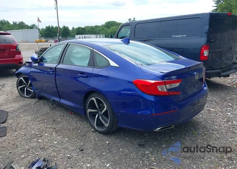 2018 Honda Accord Sport из США, поврежденный, VIN 1HGCV1F34JA253910